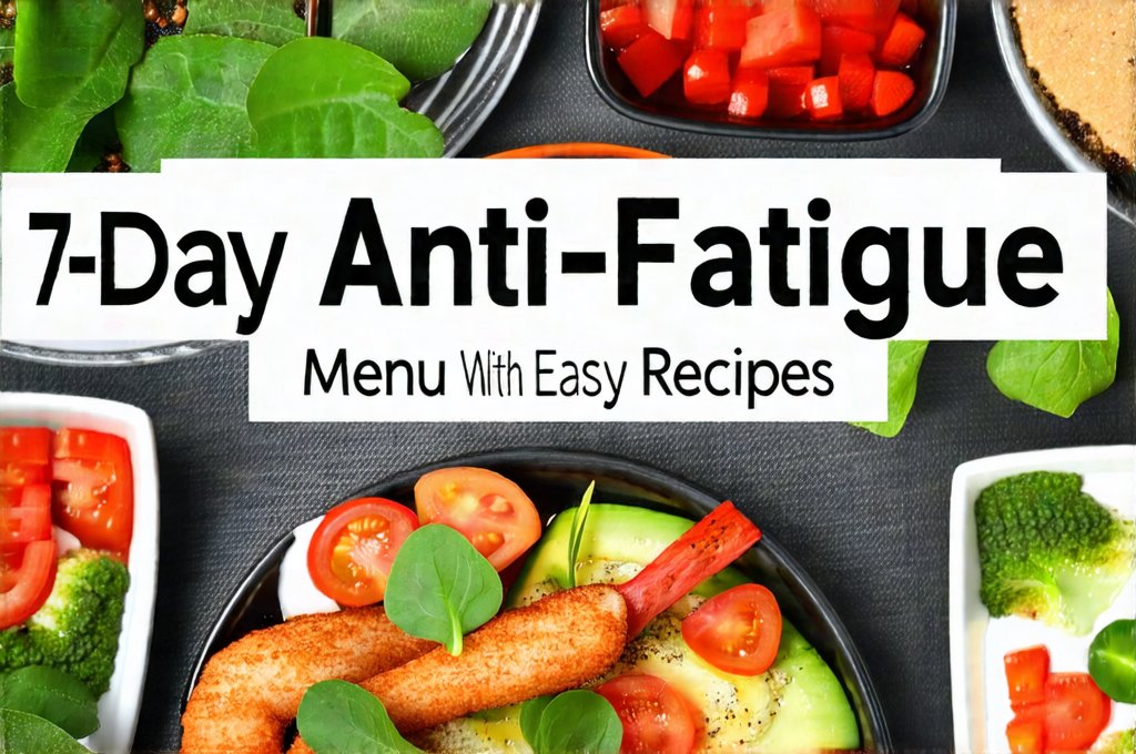 7-Day Anti-Fatigue Menu With Easy Recipes