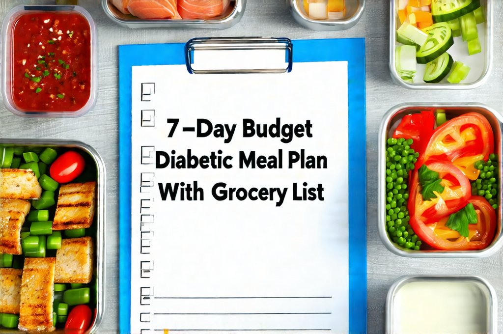 7-Day Budget Diabetic Meal Plan With Grocery List