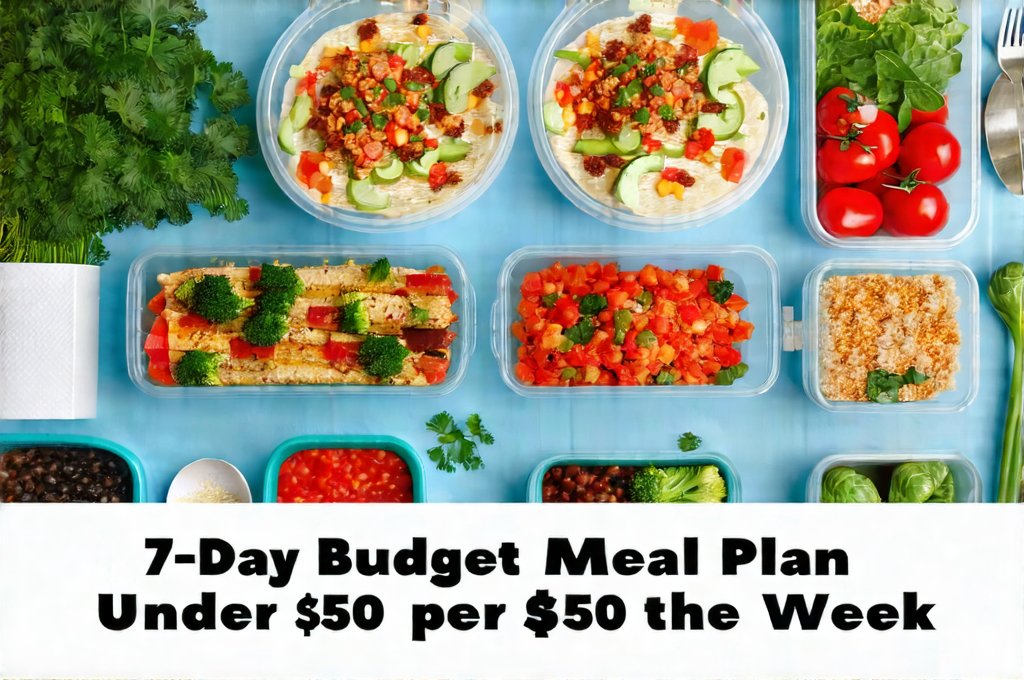7-Day Budget Meal Plan Under $50 Per Week