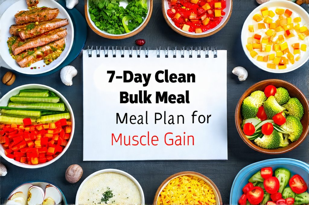 7-Day Clean Bulk Meal Plan for Muscle Gain