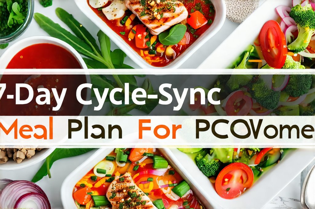 7-Day Cycle-Sync Meal Plan For PCOS Women