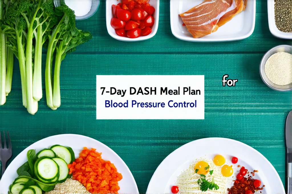 7-Day DASH Meal Plan for Blood Pressure Control