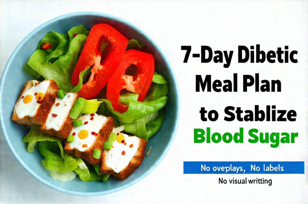 7-Day Diabetic Meal Plan to Stabilize Blood Sugar