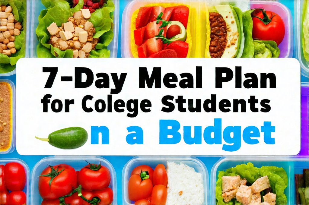 7-Day Meal Plan for College Students on a Budget