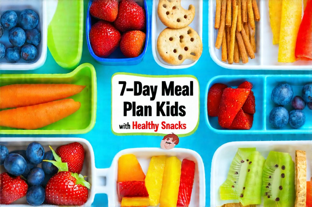 7-Day Meal Plan for Kids with Healthy Snacks