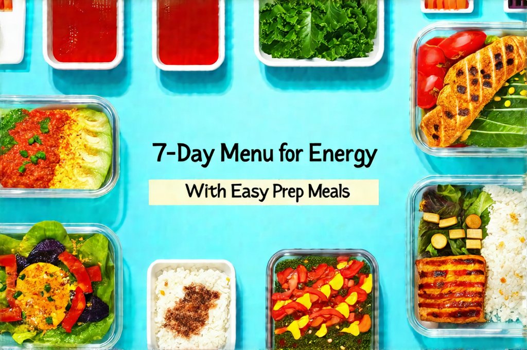 7-Day Menu for Energy With Easy Prep Meals