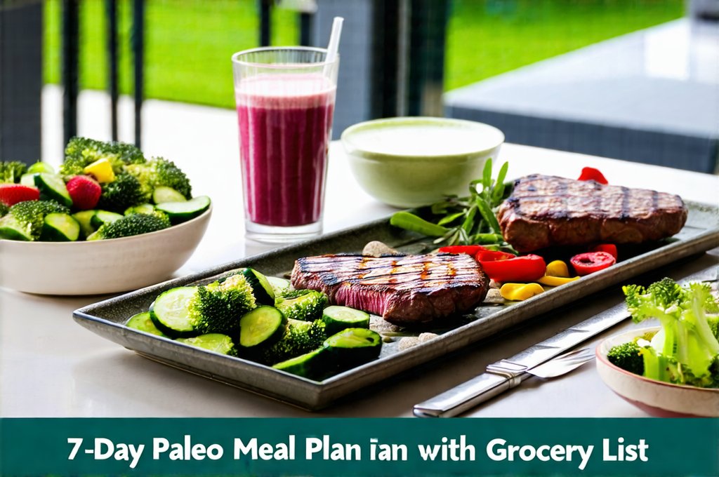 7-Day Paleo Meal Plan with Grocery List