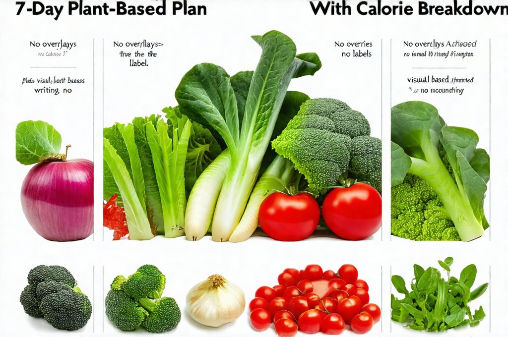 7-Day Plant-Based Plan With Calorie Breakdown