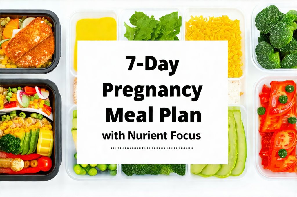 7-Day Pregnancy Meal Plan with Nutrient Focus