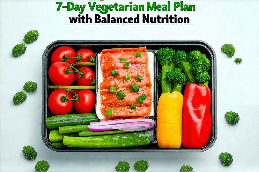 7-Day Vegetarian Meal Plan with Balanced Nutrition