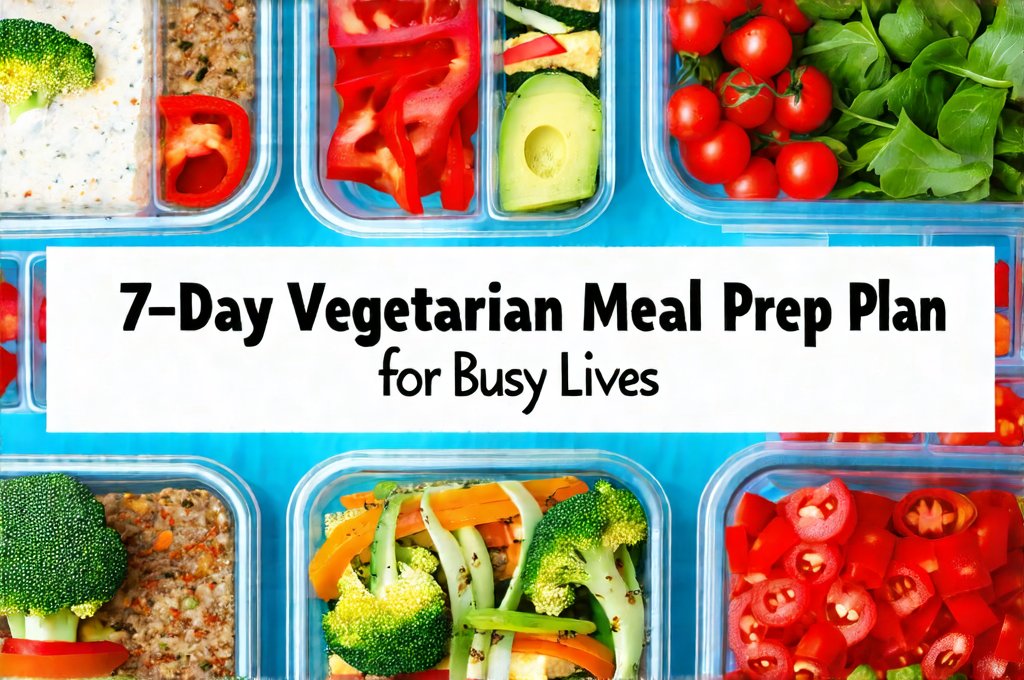 7-Day Vegetarian Meal Prep Plan for Busy Lives