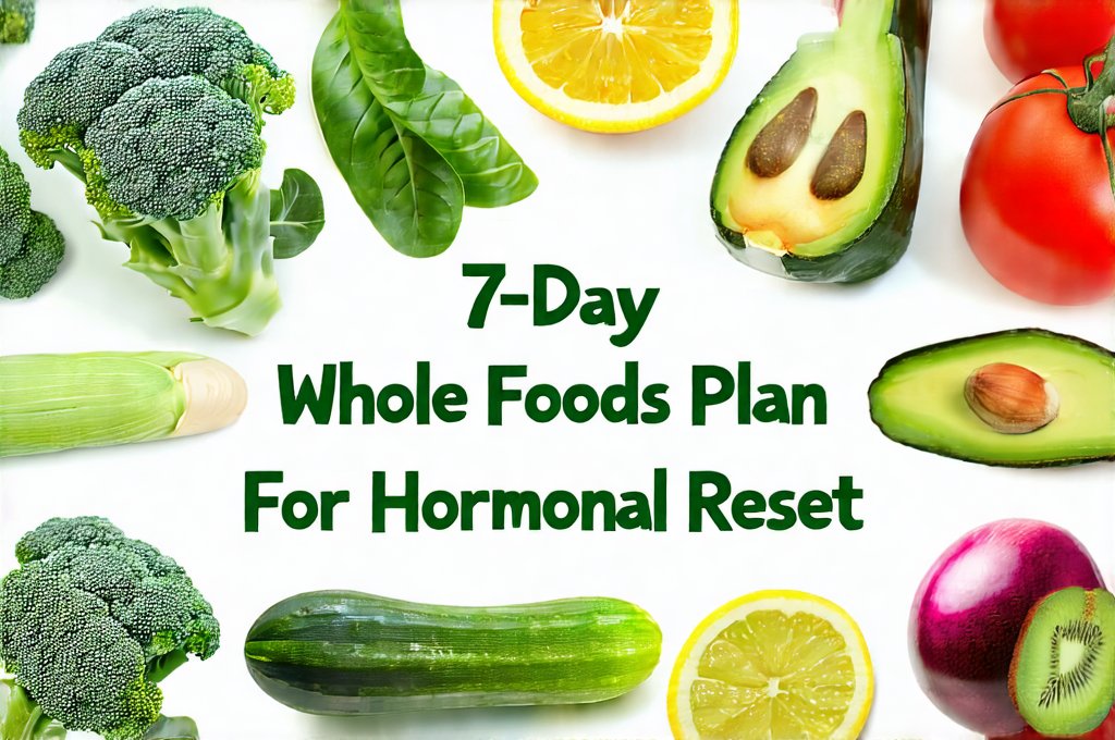 7-Day Whole Foods Only Plan For Hormonal Reset