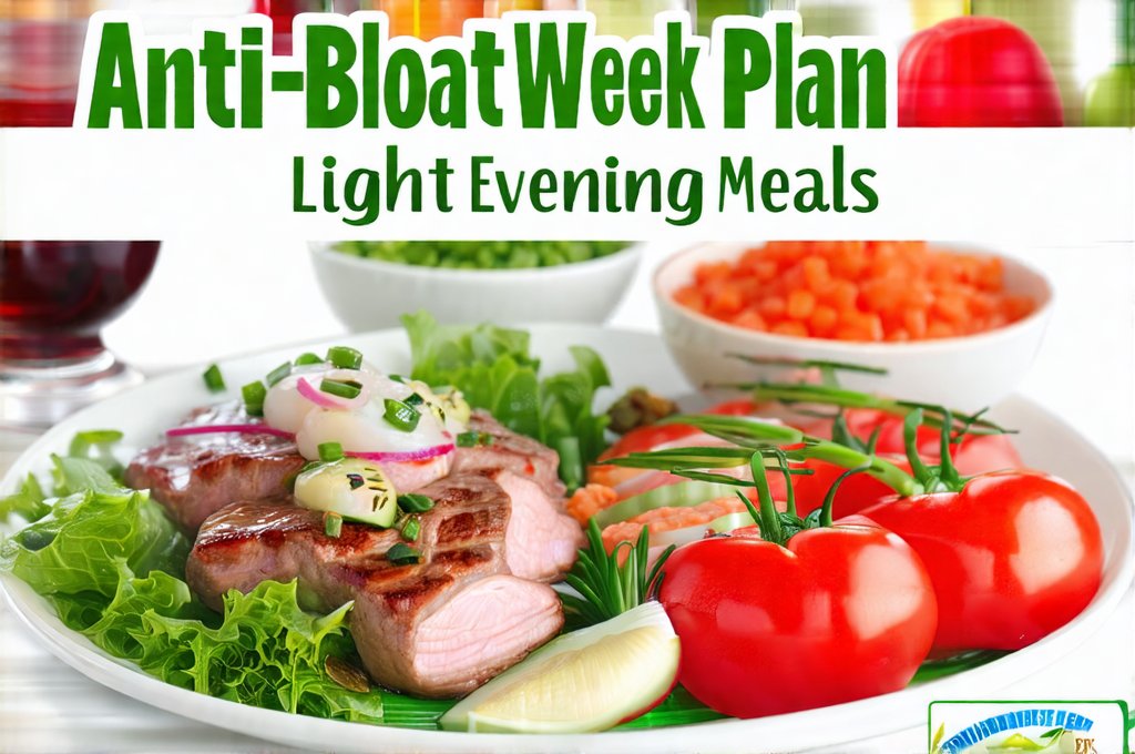 Anti-Bloat Week Plan With Light Evening Meals