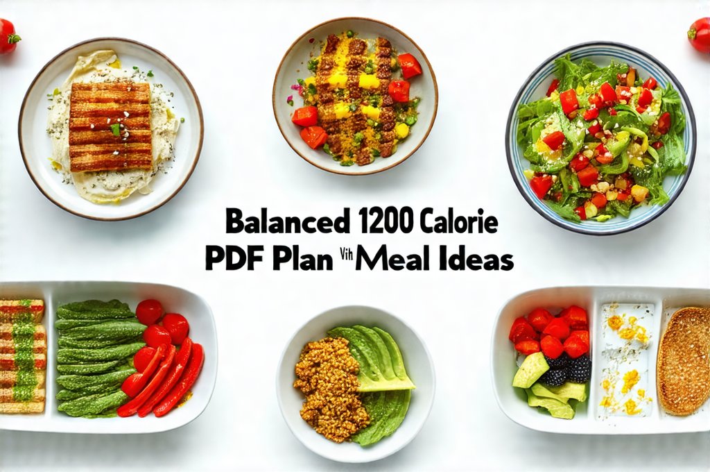 Balanced 1200-Calorie PDF Plan With Meal Ideas