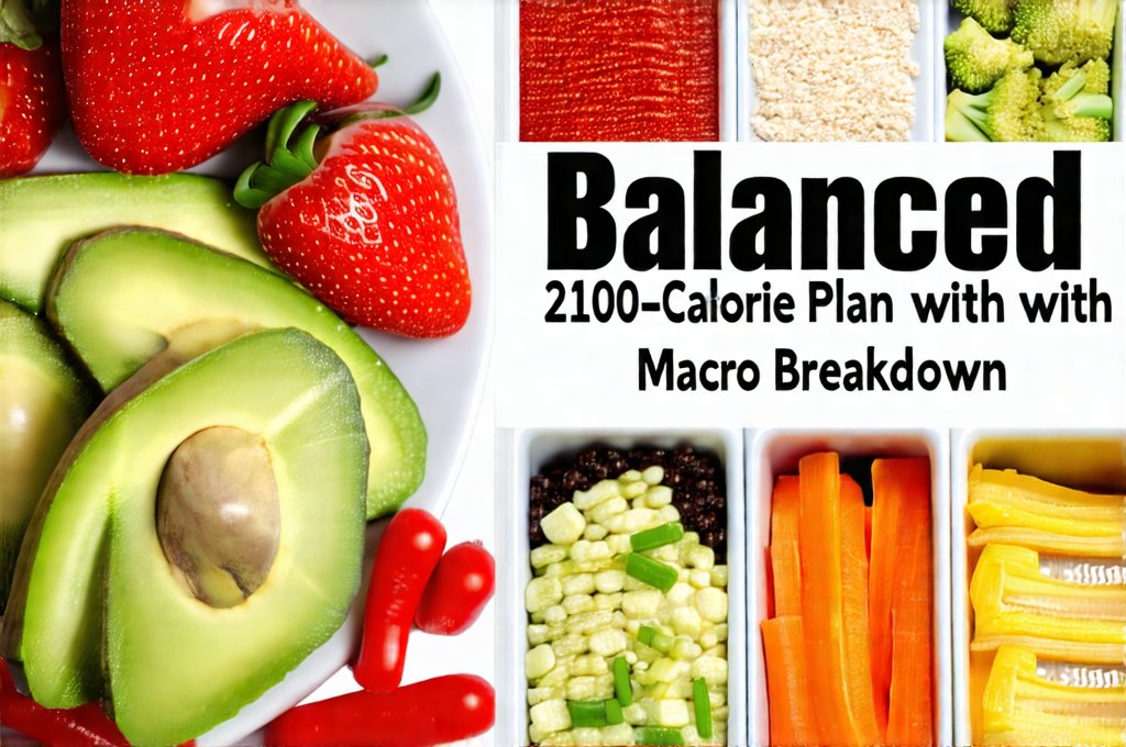 Balanced 2100-Calorie Plan with Macro Breakdown