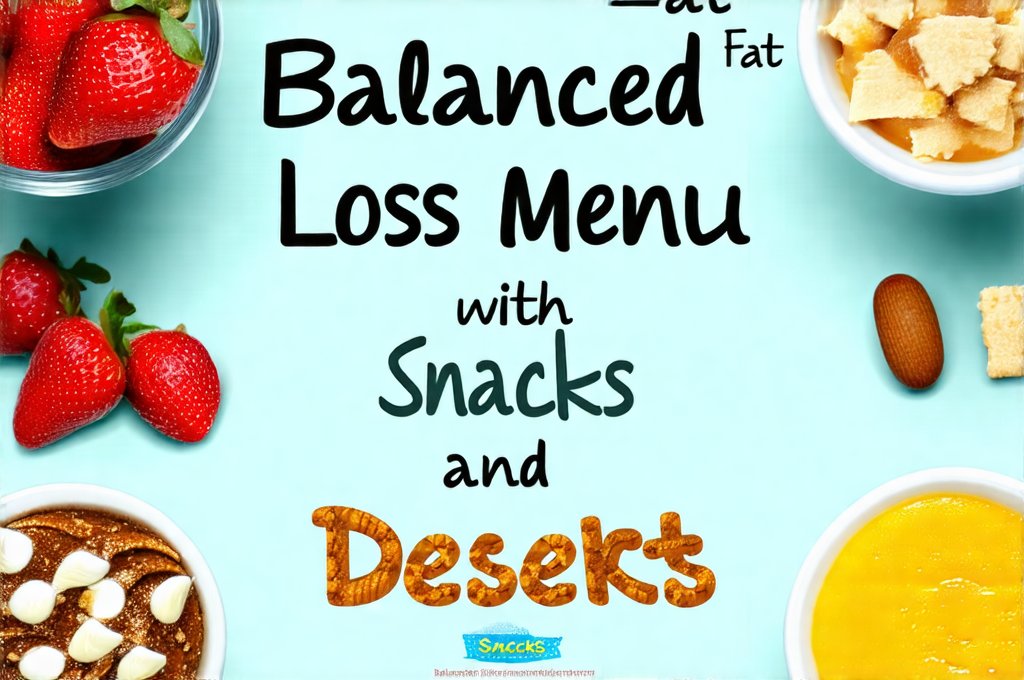 Balanced Fat Loss Menu with Snacks and Desserts