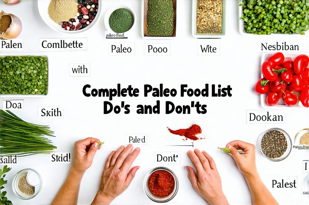 Complete Paleo Food List with Do’s and Don’ts