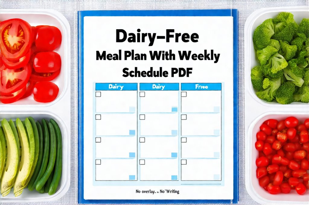 Dairy-Free Meal Plan With Weekly Schedule PDF