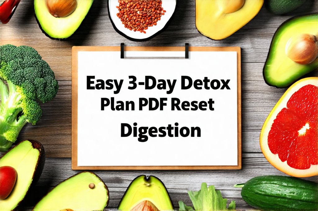 Easy 3-Day Detox Plan PDF to Reset Digestion