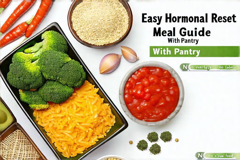 Easy Hormonal Reset Meal Guide With Pantry Foods