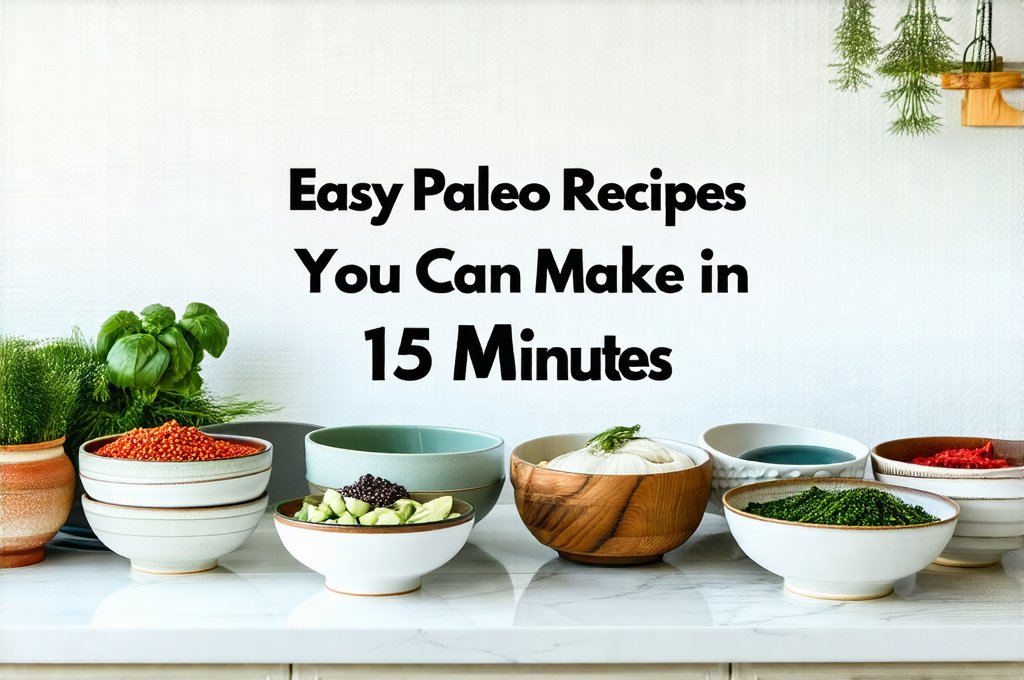 Easy Paleo Recipes You Can Make in 15 Minutes