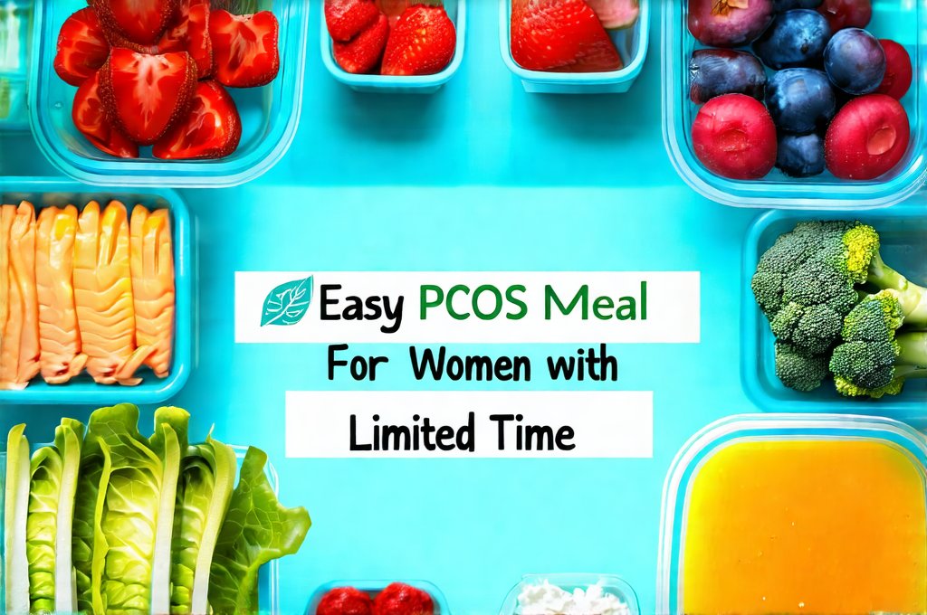 Easy PCOS Meal Prep For Women With Limited Time