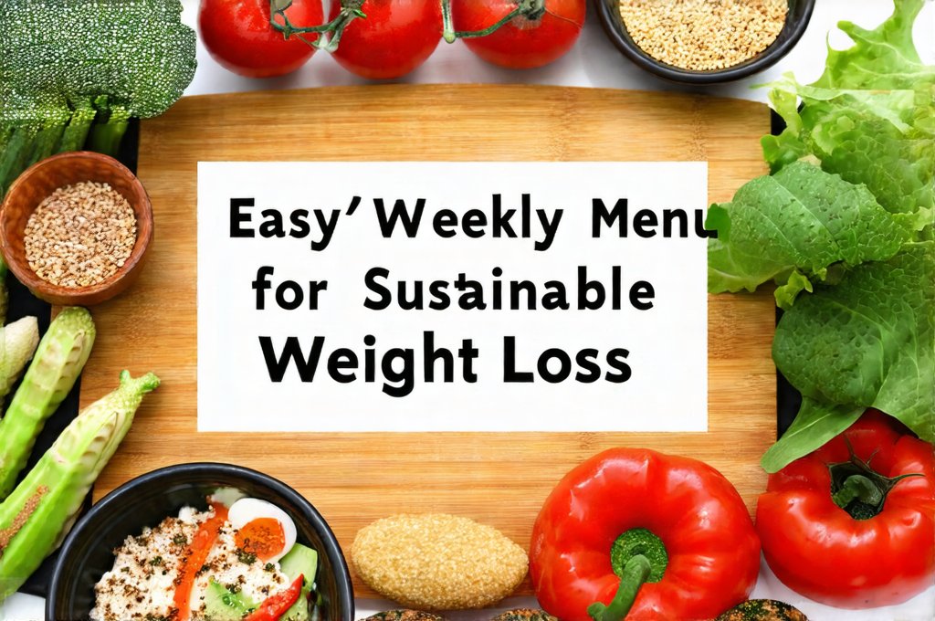 Easy Weekly Menu for Sustainable Weight Loss