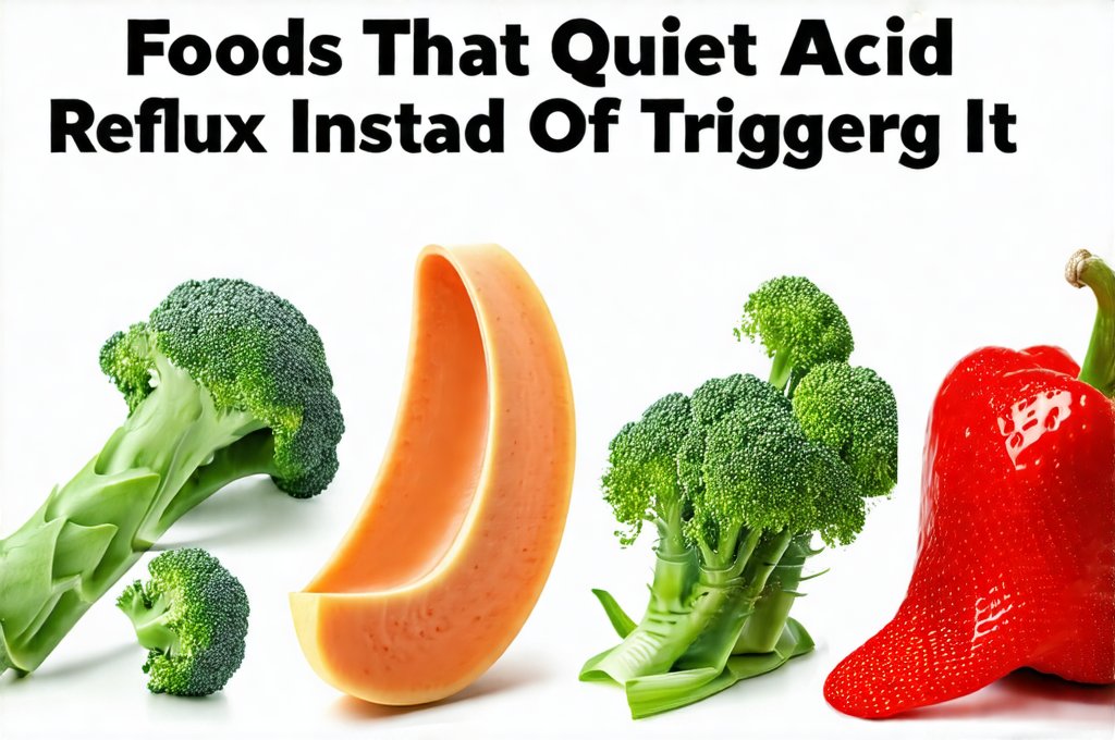 Foods That Quiet Acid Reflux Instead Of Triggering It