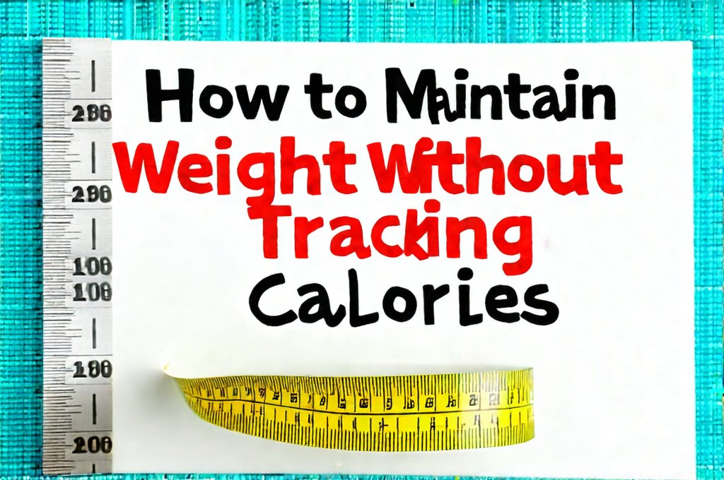 How to Maintain Weight Without Tracking Calories