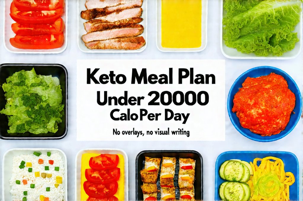 Keto Meal Plan Under 2000 Calories Per Day