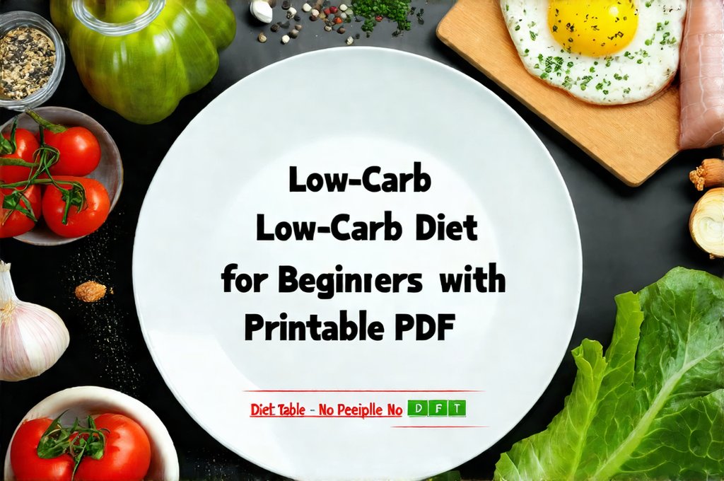 Low-Carb Diet for Beginners with Printable PDF