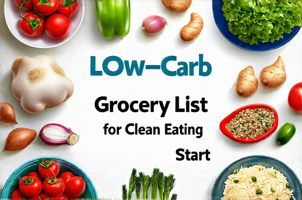 Low-Carb Grocery List for Clean Eating Start
