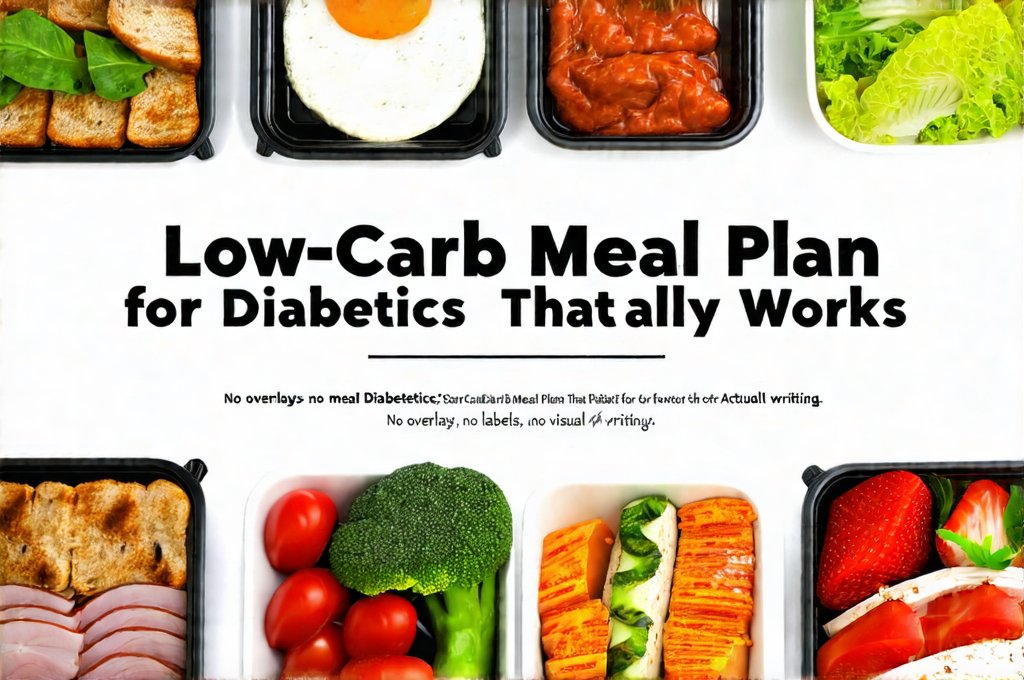 Low-Carb Meal Plan for Diabetics That Actually Works