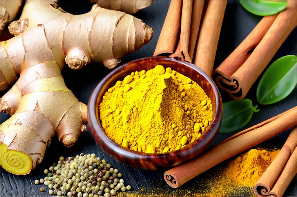 Meal Guide With Ginger, Cinnamon And Calming Spices