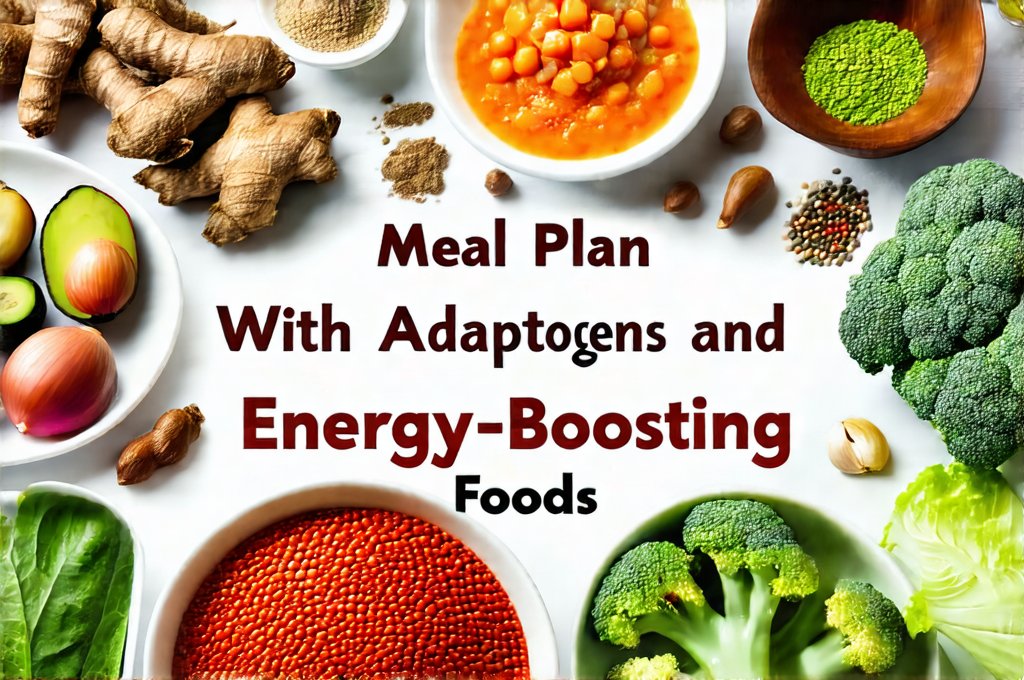 Meal Plan With Adaptogens and Energy-Boosting Foods