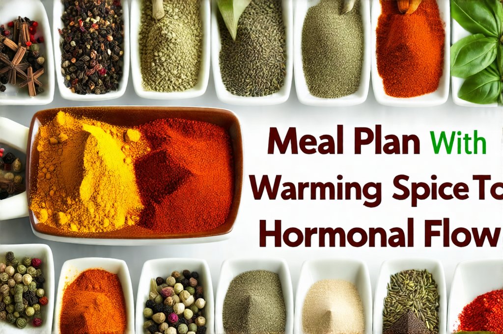 Meal Plan With Warming Spices To Aid Hormonal Flow