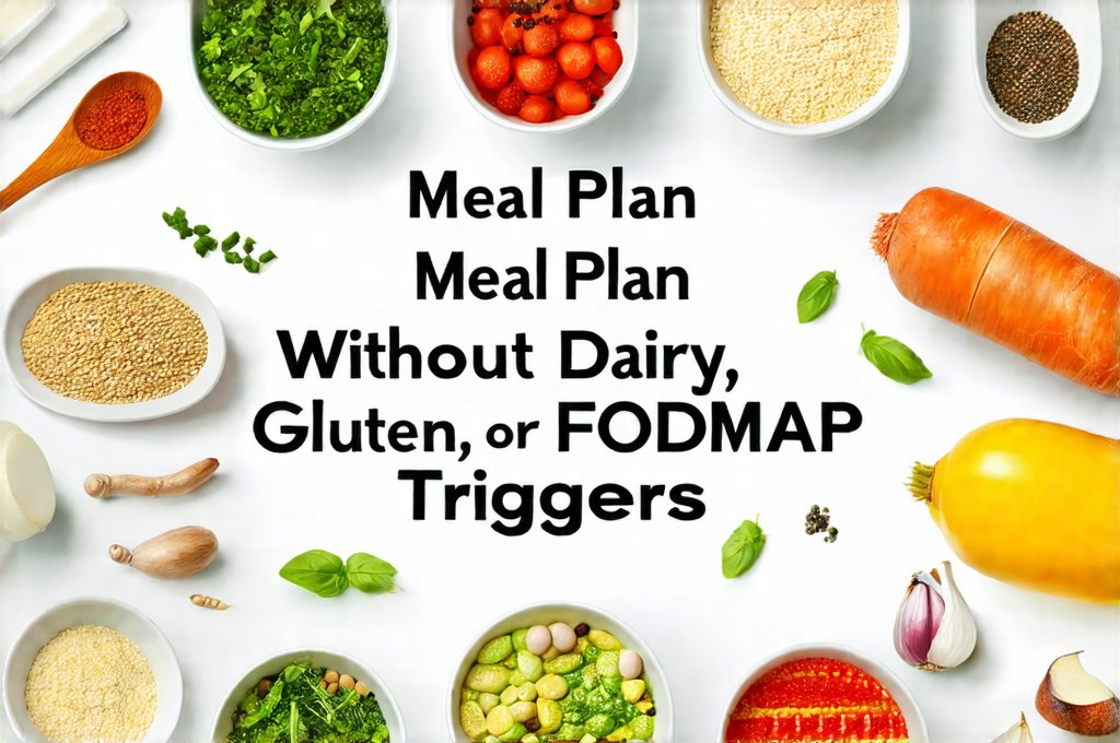 Meal Plan Without Dairy, Gluten, or FODMAP Triggers