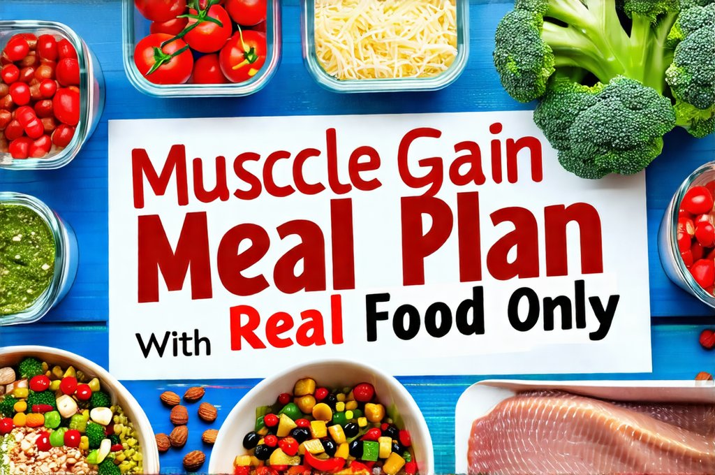 Muscle Gain Meal Plan With Real Food Only