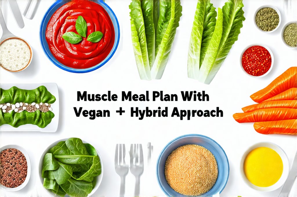 Muscle Meal Plan With Vegan + Whey Hybrid Approach