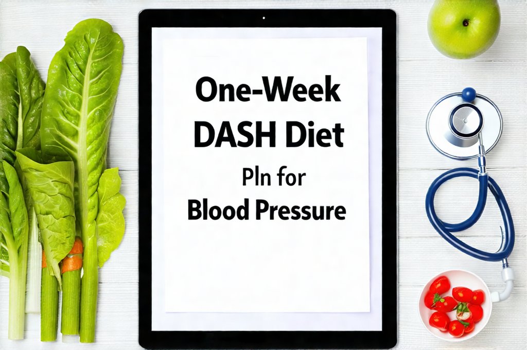 One-Week DASH Diet Plan PDF for Blood Pressure