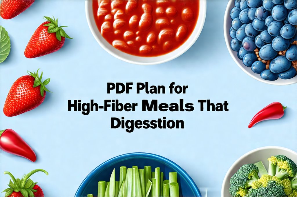PDF Plan for High-Fiber Meals That Support Digestion