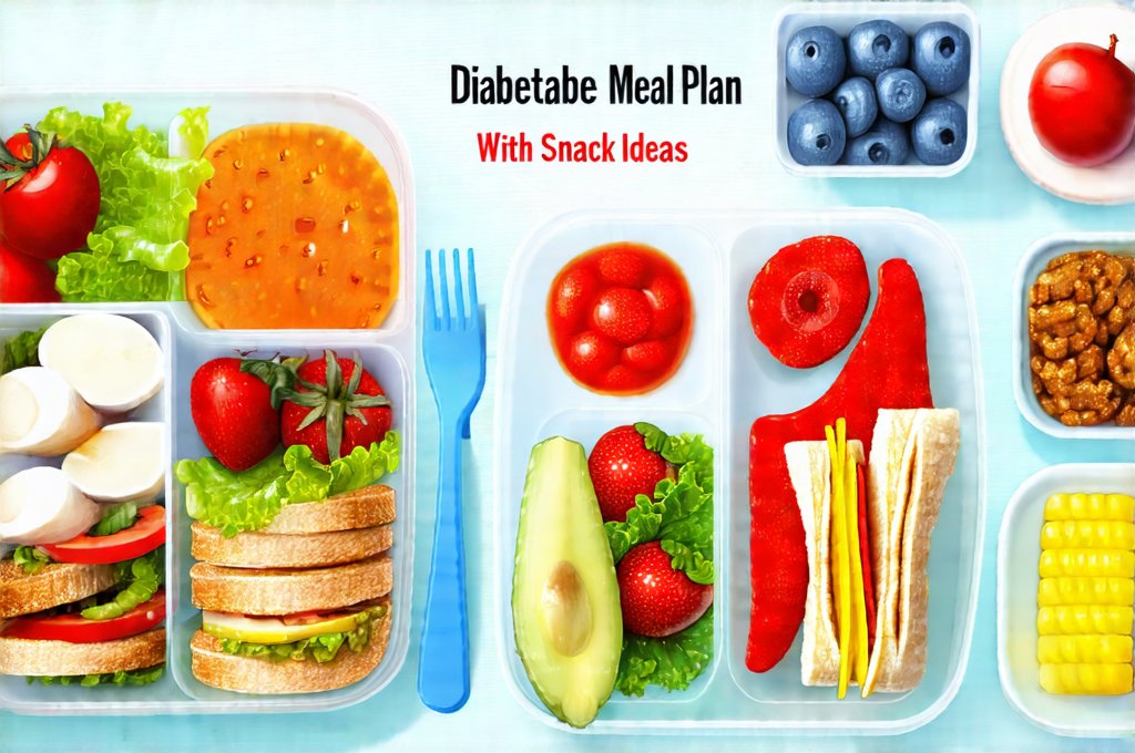 Printable Diabetic Meal Plan With Snack Ideas