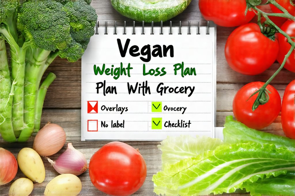 Vegan Weight Loss Plan With Grocery Checklist