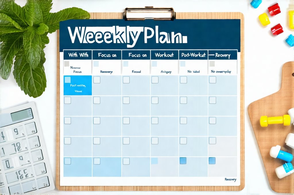Weekly Plan With Focus on Post-Workout Recovery