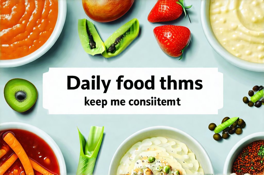 Daily food rhythms that keep me consistent
