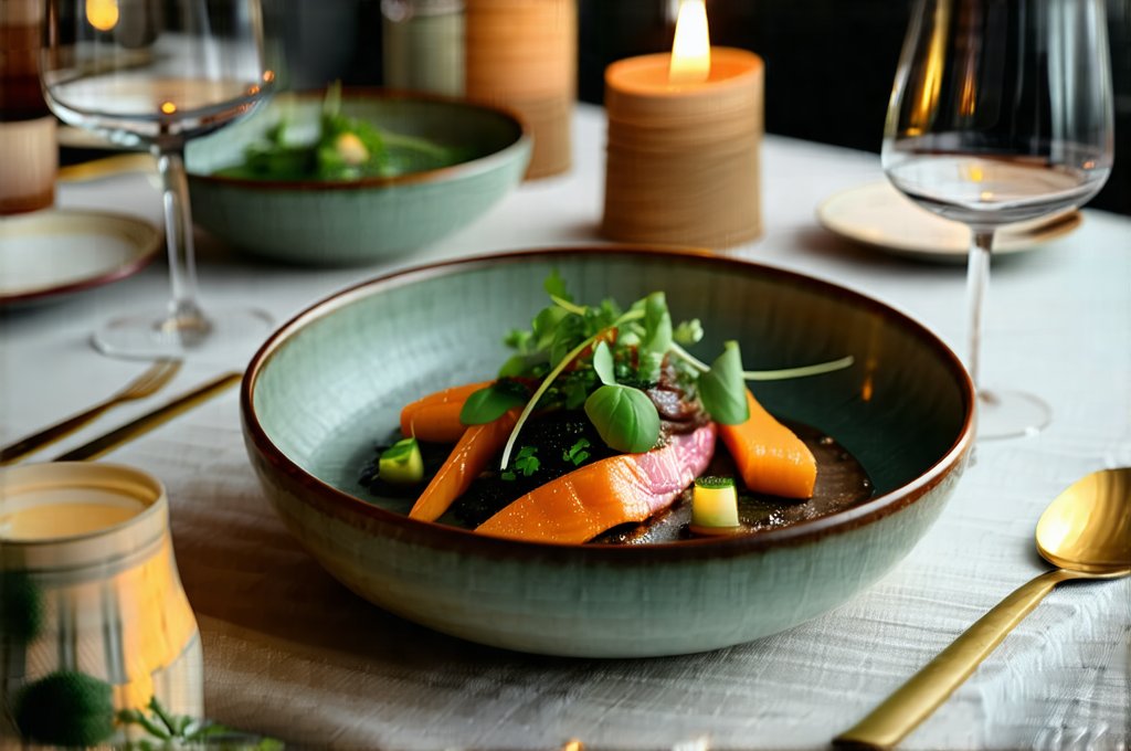 Evening rituals built around calm, slow meals
