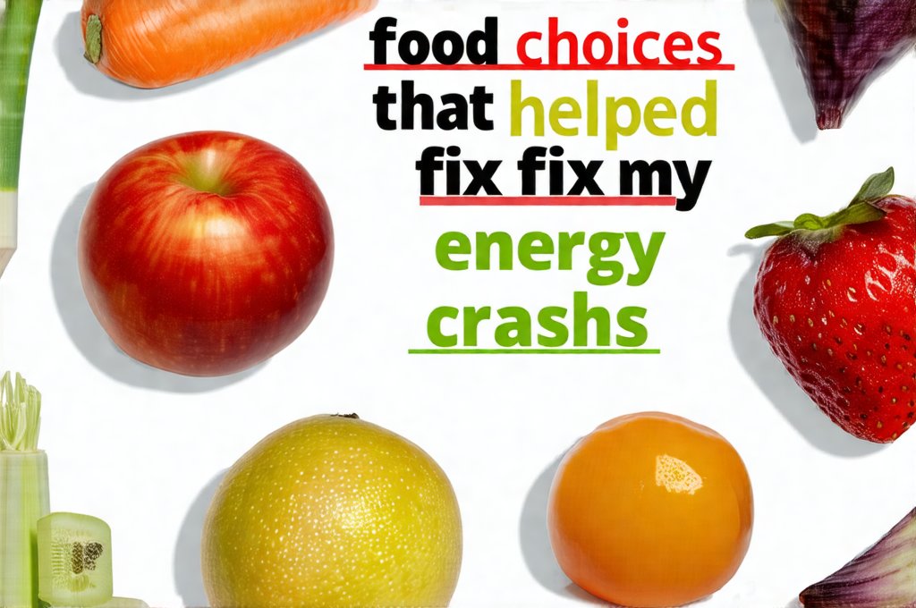 Food choices that helped fix my energy crashes