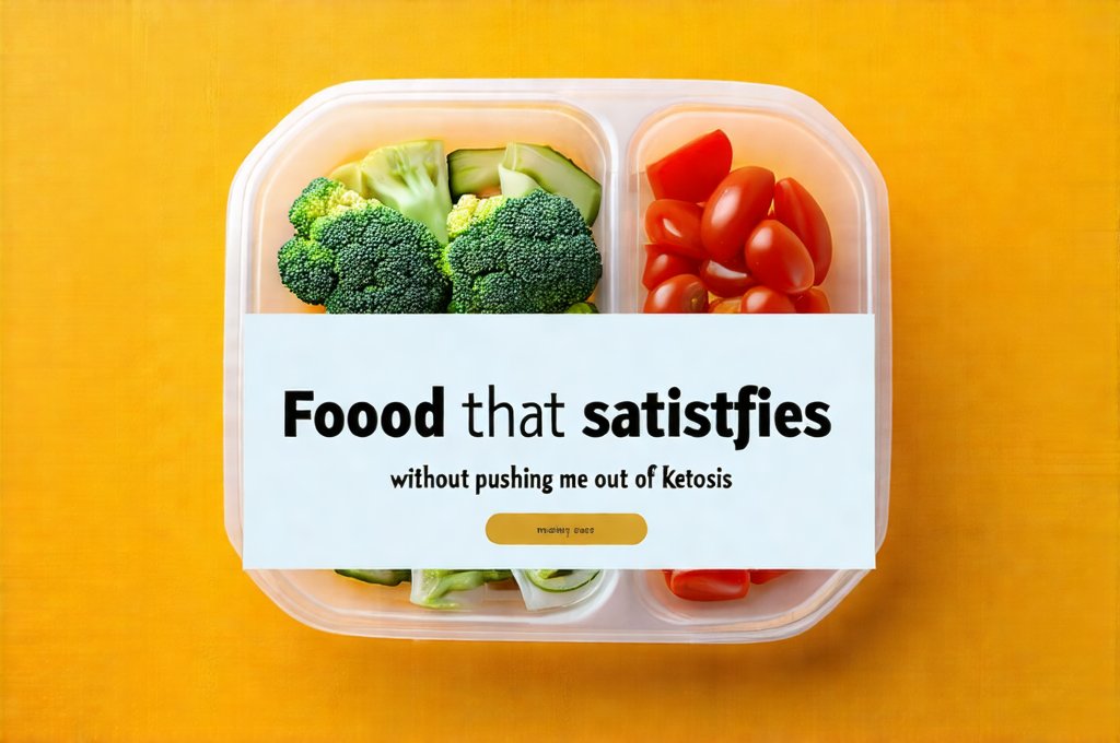 Food that satisfies without pushing me out of ketosis