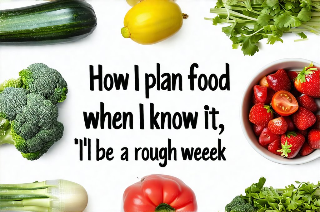 How I plan food when I know it’ll be a rough week