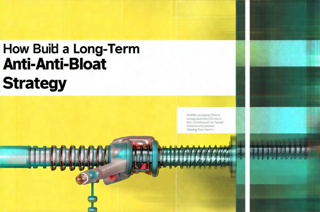 How to Build a Long-Term Anti-Bloat Strategy